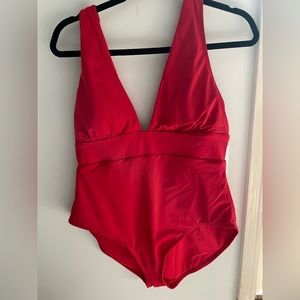 NWT Red Mykonos One Piece Swimsuit